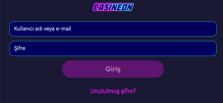 Casineon Giriş