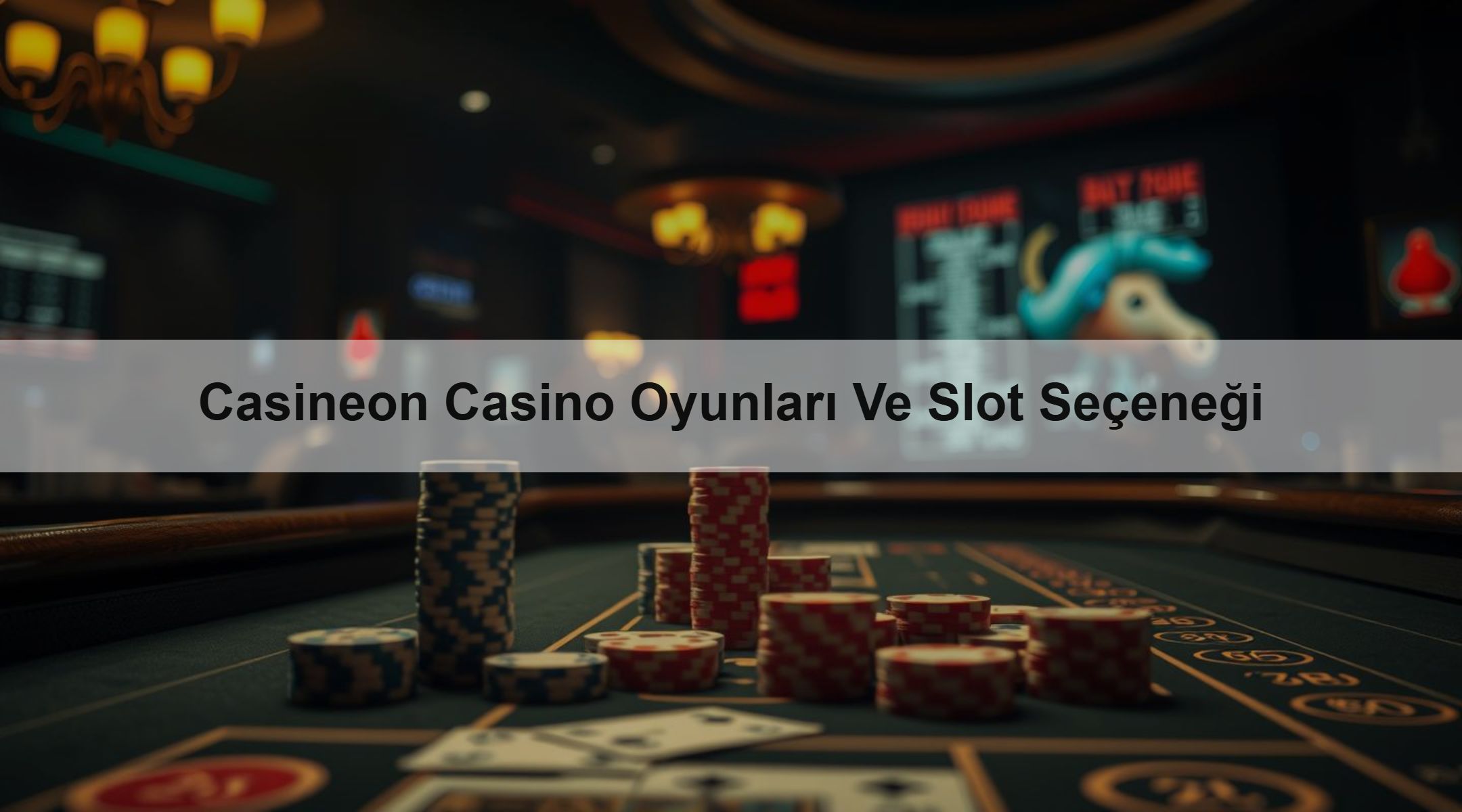 Casineon Casino Oyunları Ve Slot Seçeneği